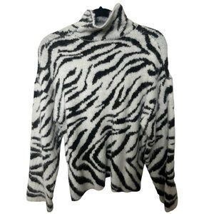H&M Zebra Print Sweater